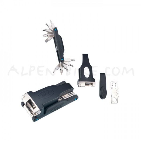 BBB MicroFold XXL Faltwerkzeug BTL-42XXL 19-Funktionen mit Kettennieter und Reifenheber