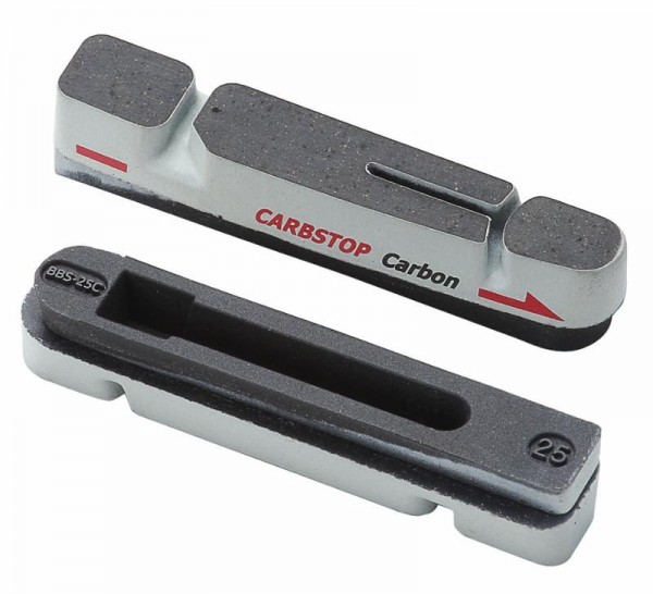 BBB CarbStop RR HP Bremsgummi lose BBS-25C für Carbon Felgen, Campagnolo kompatibel