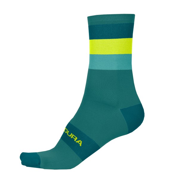 Endura Bandwidth Streifensocken Emerald Green