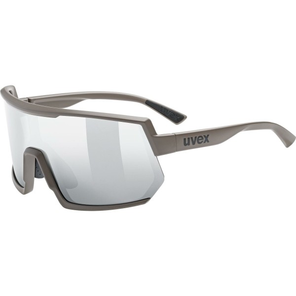 Uvex Sportstyle 235 Sonnenbrille oak brown matt / mirror silver