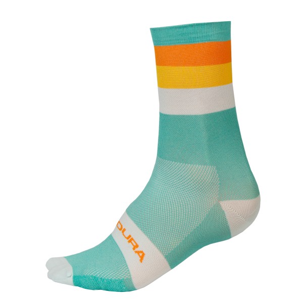 Endura Bandwidth Streifensocken Aqua