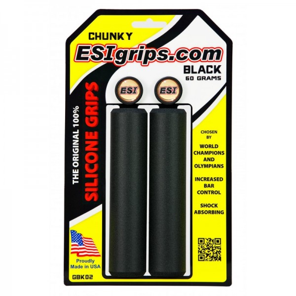 ESIgrips Chunky black 60g 130mm