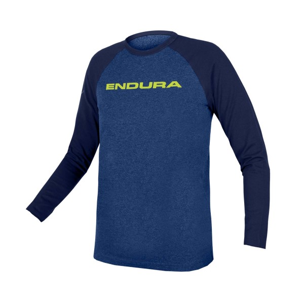 Endura One Clan Langarmshirt für Kinder Blau