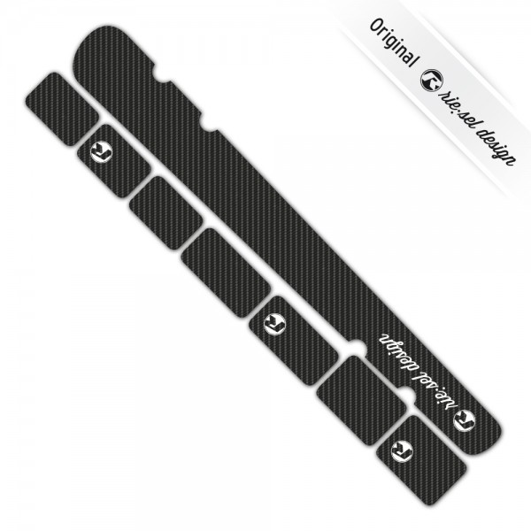 rie:sel design Kettenstrebenschutzfolie chain:guard set carbon black