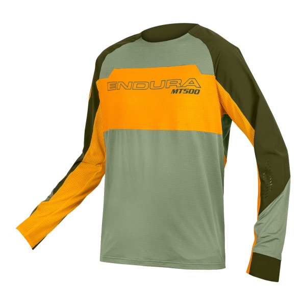 Endura MT500 Burner Lite Trikot (langarm) Mandarine