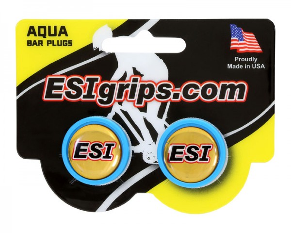 ESIgrips Bar Plugs aqua Lenkerendstopfen