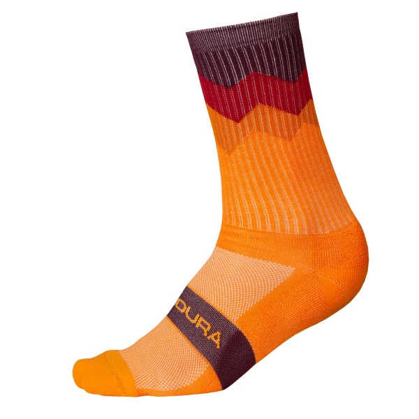 Endura Zacken Socken Mandarine