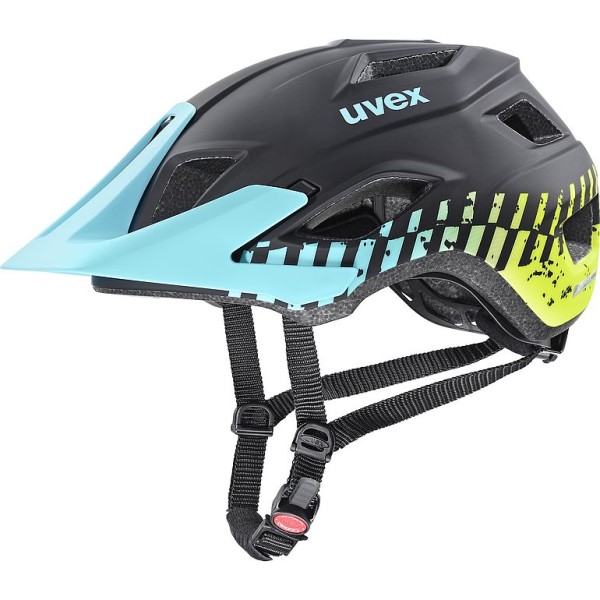 Uvex access Helm black-aqua lime