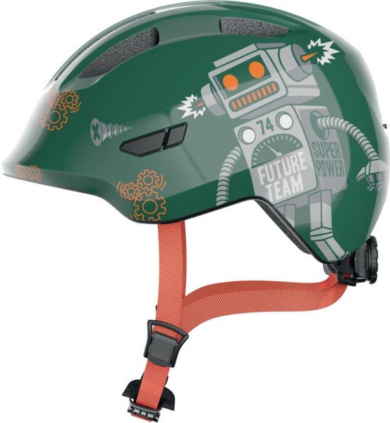 Abus Helm Smiley 3.0 green robo S (45-50cm)