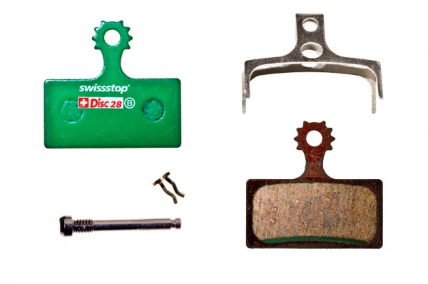 Swissstop Disc 28 Organic Bremsbeläge für Shimano XTR/XT/SLX