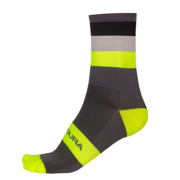 Endura Bandwidth Streifensocken Neon Gelb