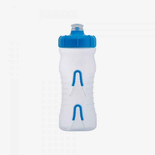 Fabric Trinkflasche Cageless transparent/blau 600ml