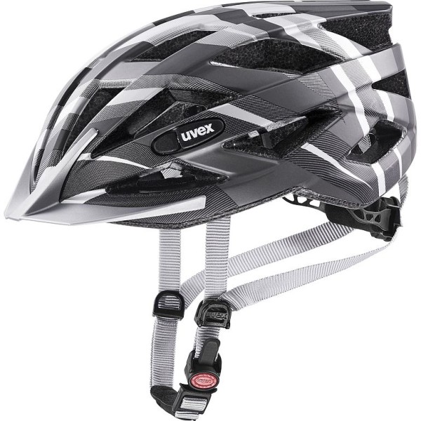 Uvex Air Wing CC Helm black-silver mat 52-57 cm