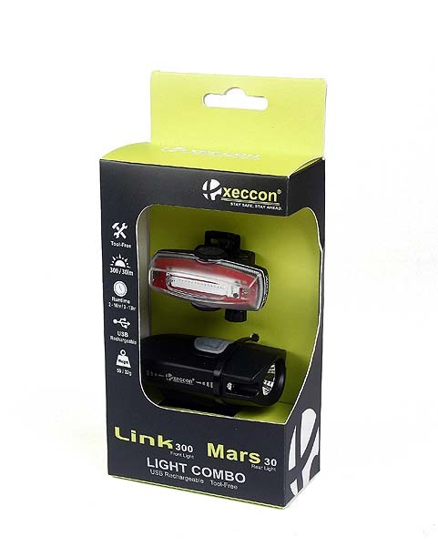Xeccon Link 300 Front & Mars 30 Rear Set schwarz