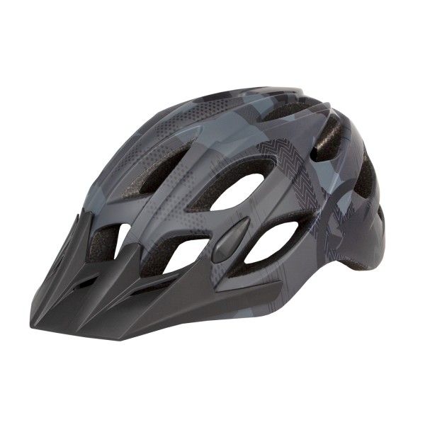 Endura Hummvee Kinder und Jugendhelm Camouflage-Grau one size