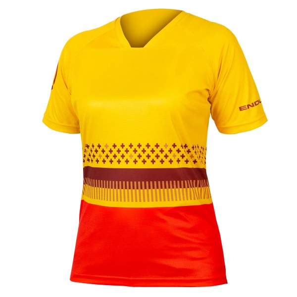 Endura Damen SingleTrack Print T Safran