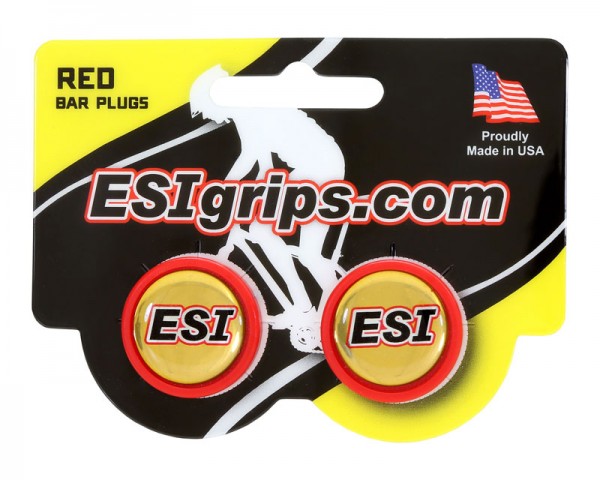 ESIgrips Bar Plugs red Lenkerendstopfen