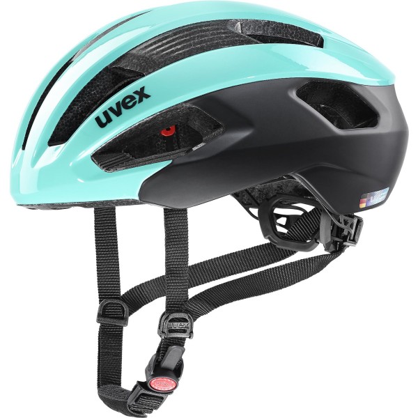 Uvex Rise cc Rennradhelm aqua black mat 56-59 cm
