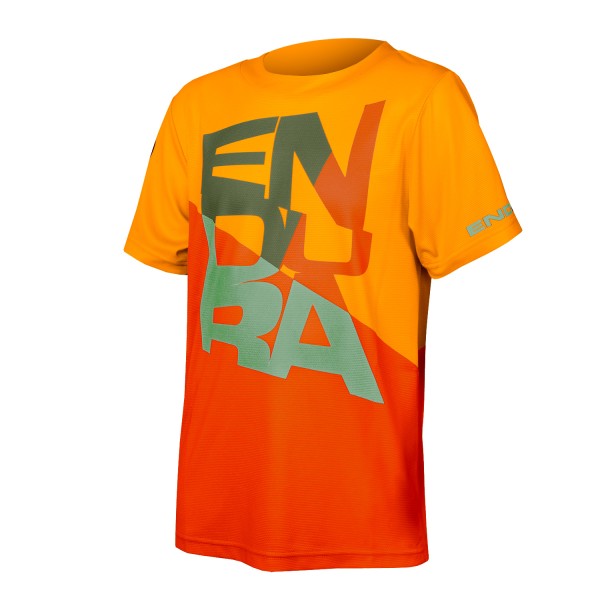 Endura Kinder SingleTrack Core T-Shirt Mandarine