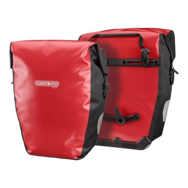 Ortlieb Back-Roller City QL1 Packtaschenset 2x 20L - rot/schwarz