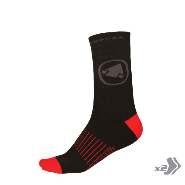 Endura THERMOLITE® II Socken Schwarz (Doppelpack)