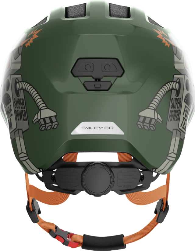 Abus Helm Smiley 3.0 green robo M 50-55cm – Bild 3