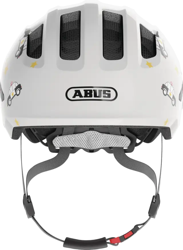 Abus Smiley 3.0 Kinderhelm grey police S 45-50cm – Bild 4