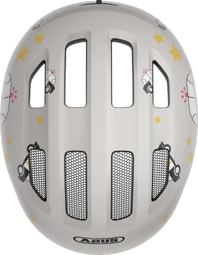Abus Smiley 3.0 Kinderhelm grey police S 45-50cm – Bild 2