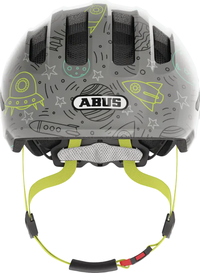 Abus Helm Smiley 3.0 LED grey space S 45-50cm – Bild 4