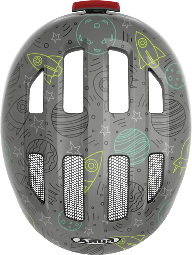Abus Helm Smiley 3.0 LED grey space S 45-50cm – Bild 2