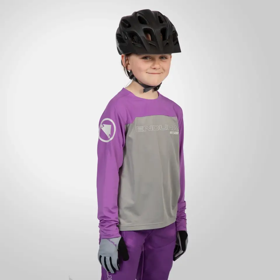 Endura Kids MT500 JRBurner Trikot Langarm - 13-14J – Bild 3