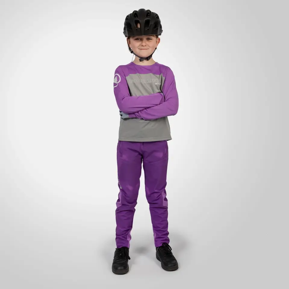Endura Kids MT500 JRBurner Trikot Langarm - 13-14J – Bild 2