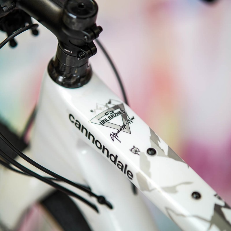 Unleazhed BPG01 Apocalypse black matt - Rahmenschutzfolie Gravelbike