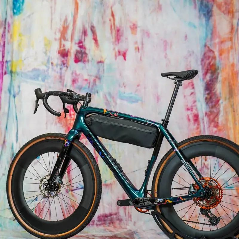 Unleazhed BPG01 Apocalypse color glossy - Rahmenschutzfolie Gravelbike – Bild 4