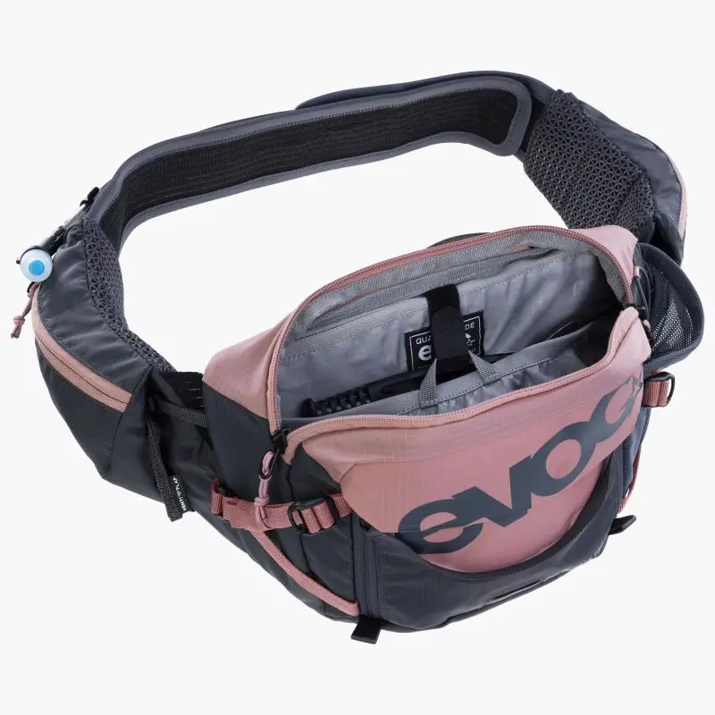 Evoc Hip Pack Pro 3L + 1,5L Bladder dustypink – Bild 3