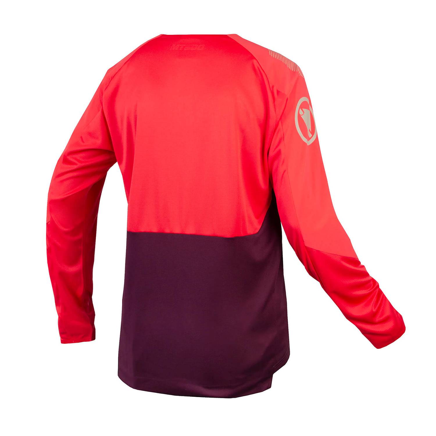 Endura MT500 Burner Trikot (langarm) Aubergine – Bild 2