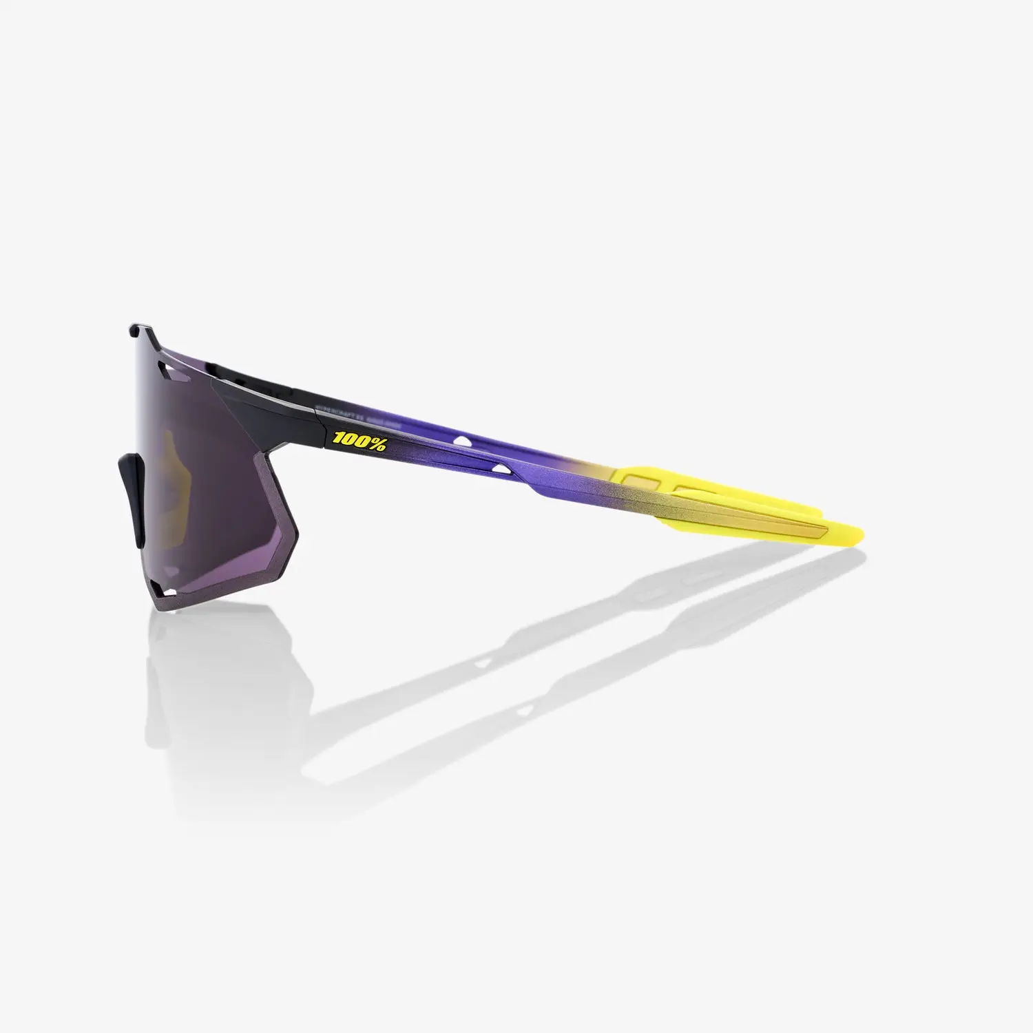 100% Hypercraft XS Sonnenbrille - Smoke Lens Matte Metallic – Bild 3
