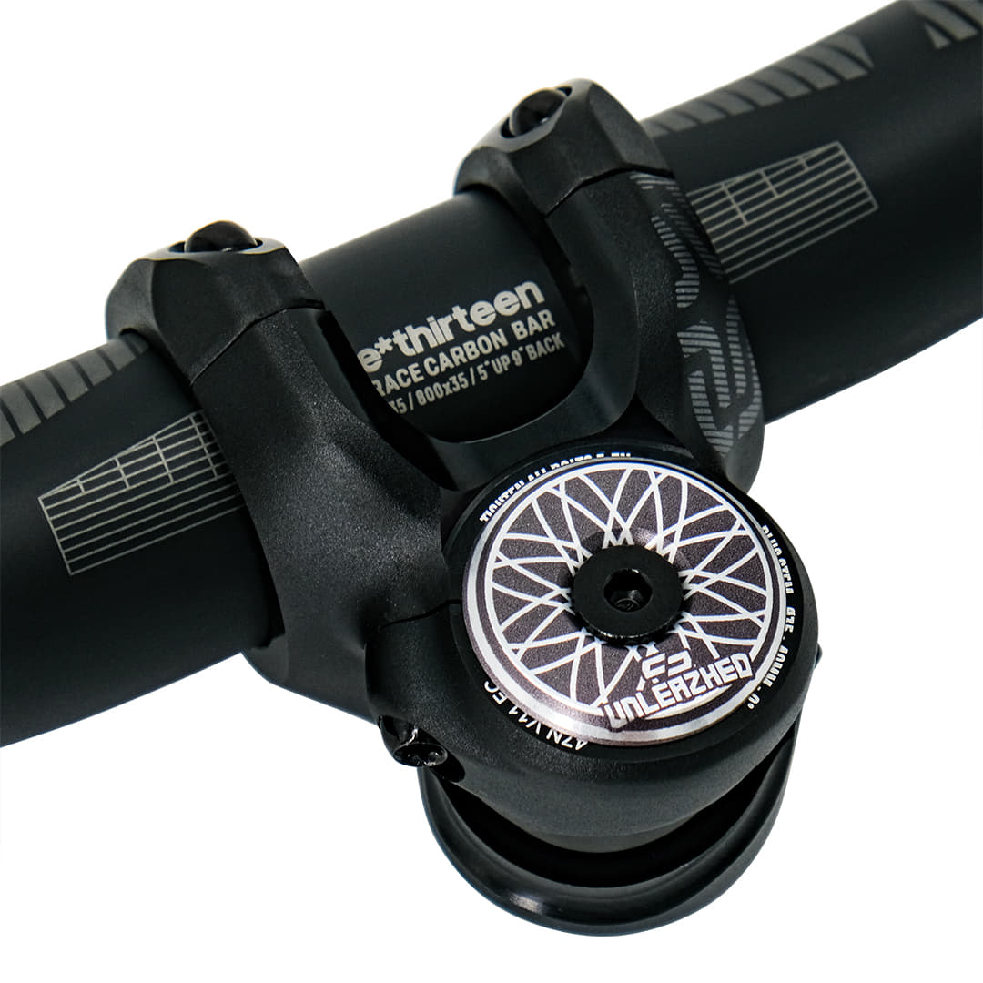 Unleazhed Top Cap AL01 tatanka dark - Steuersatz-Abschlusskappe – Bild 3