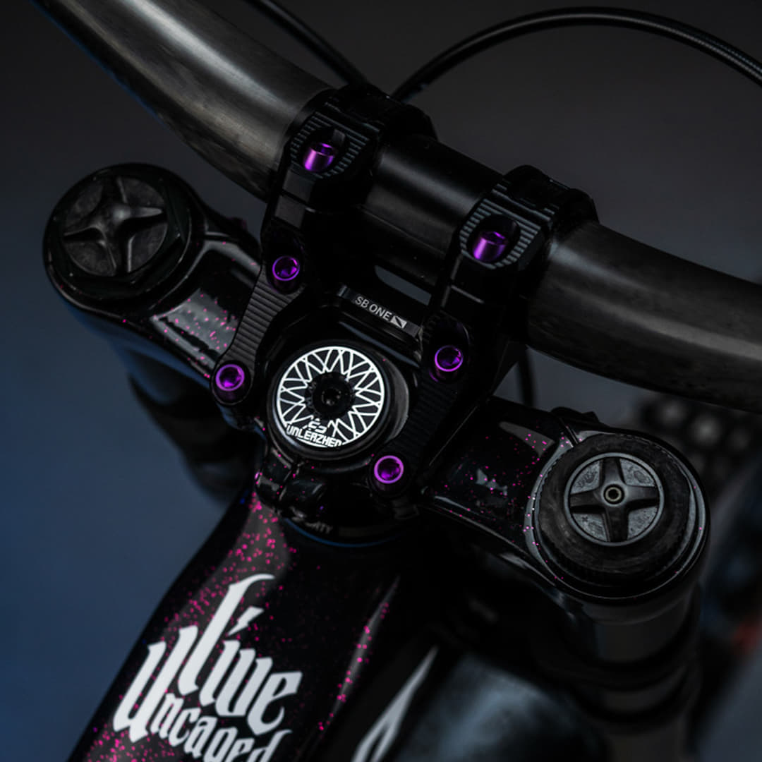 Unleazhed Top Cap AL01 tatanka dark - Steuersatz-Abschlusskappe – Bild 2