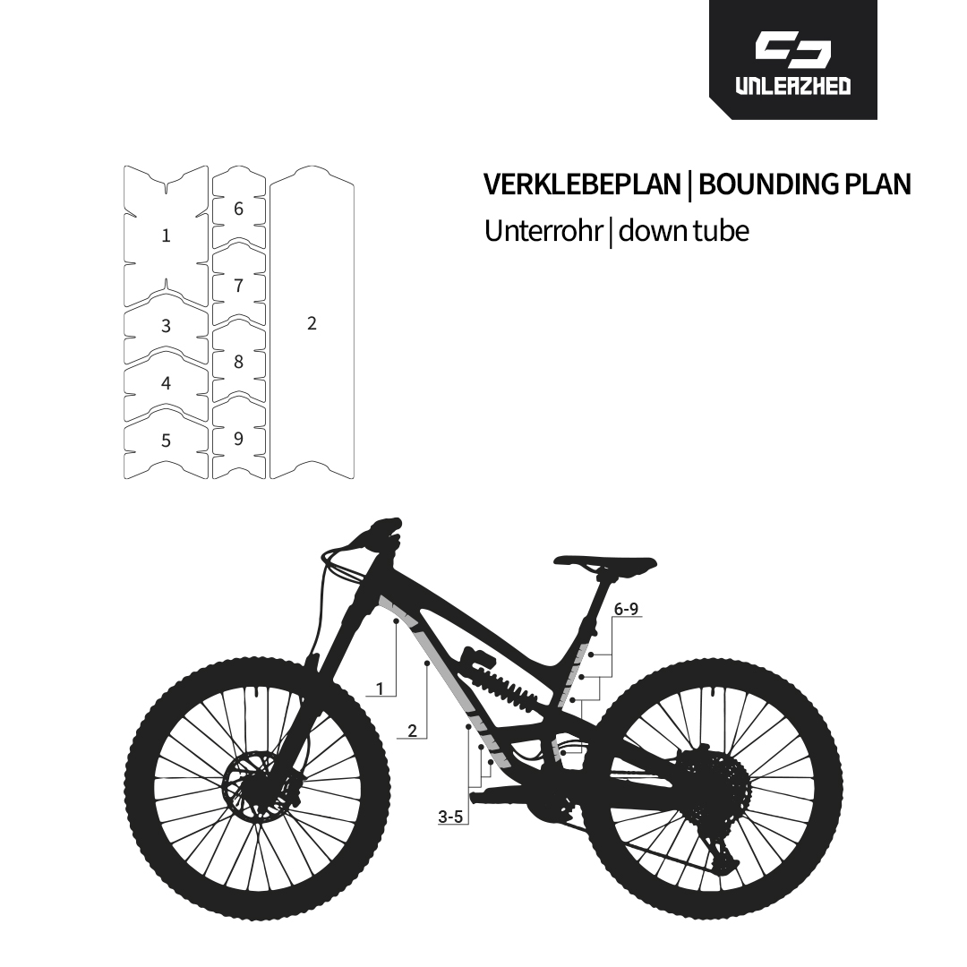 Unleazhed BP01 protection foil Frame-Kit XXL clear - Rahmenschutzfolie – Bild 8