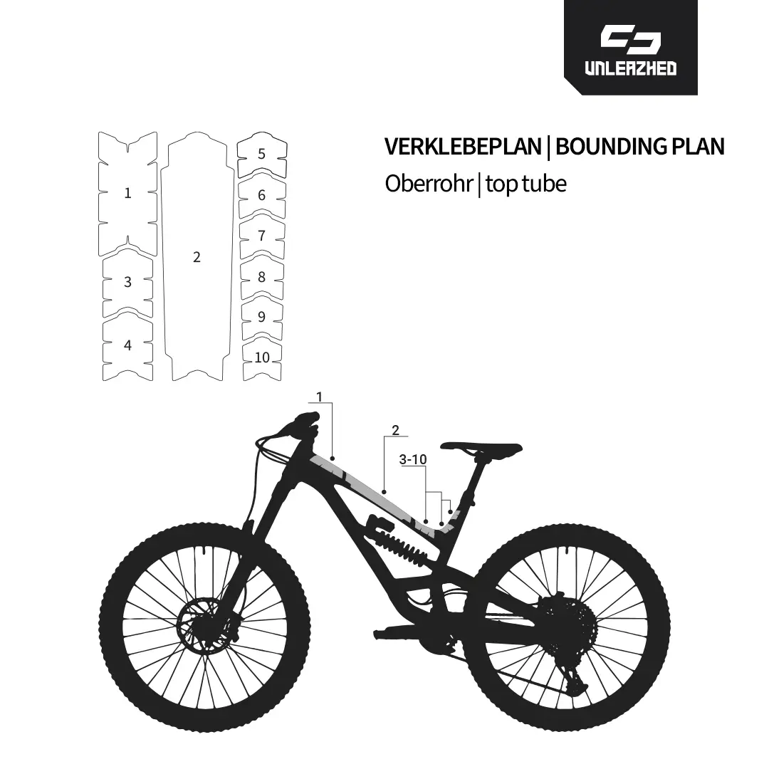 Unleazhed BP01 protection foil S eldorado black - Rahmenschutzfolie – Bild 3