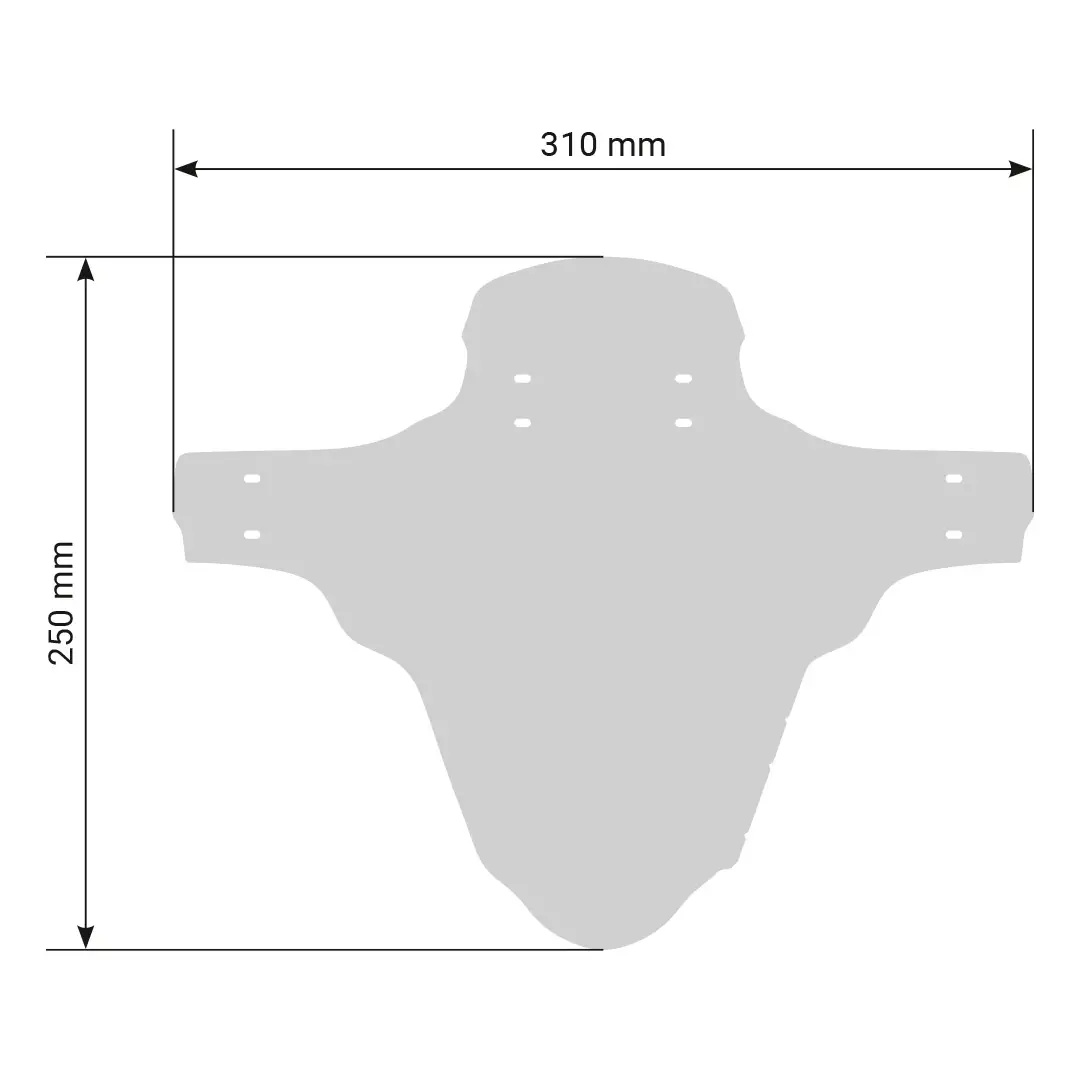 Unleazhed M01 mudguard dawai dark - Kotflügel – Bild 4