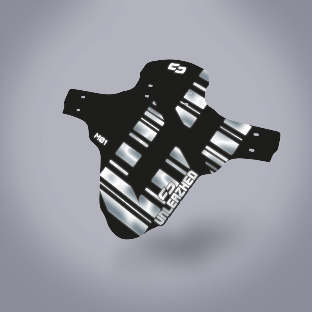 Unleazhed M01 mudguard chrome - Kotflügel – Bild 2
