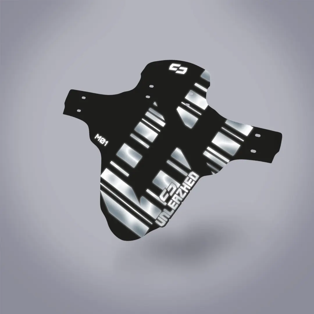 Unleazhed M01 mudguard chrome - Kotflügel – Bild 2