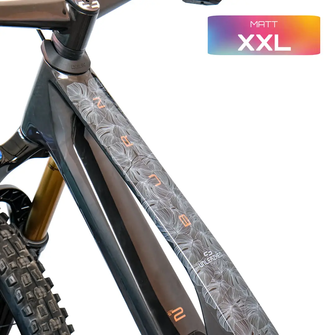 Unleazhed Rahmenschutzfolie XXL monstera white matt – Bild 2
