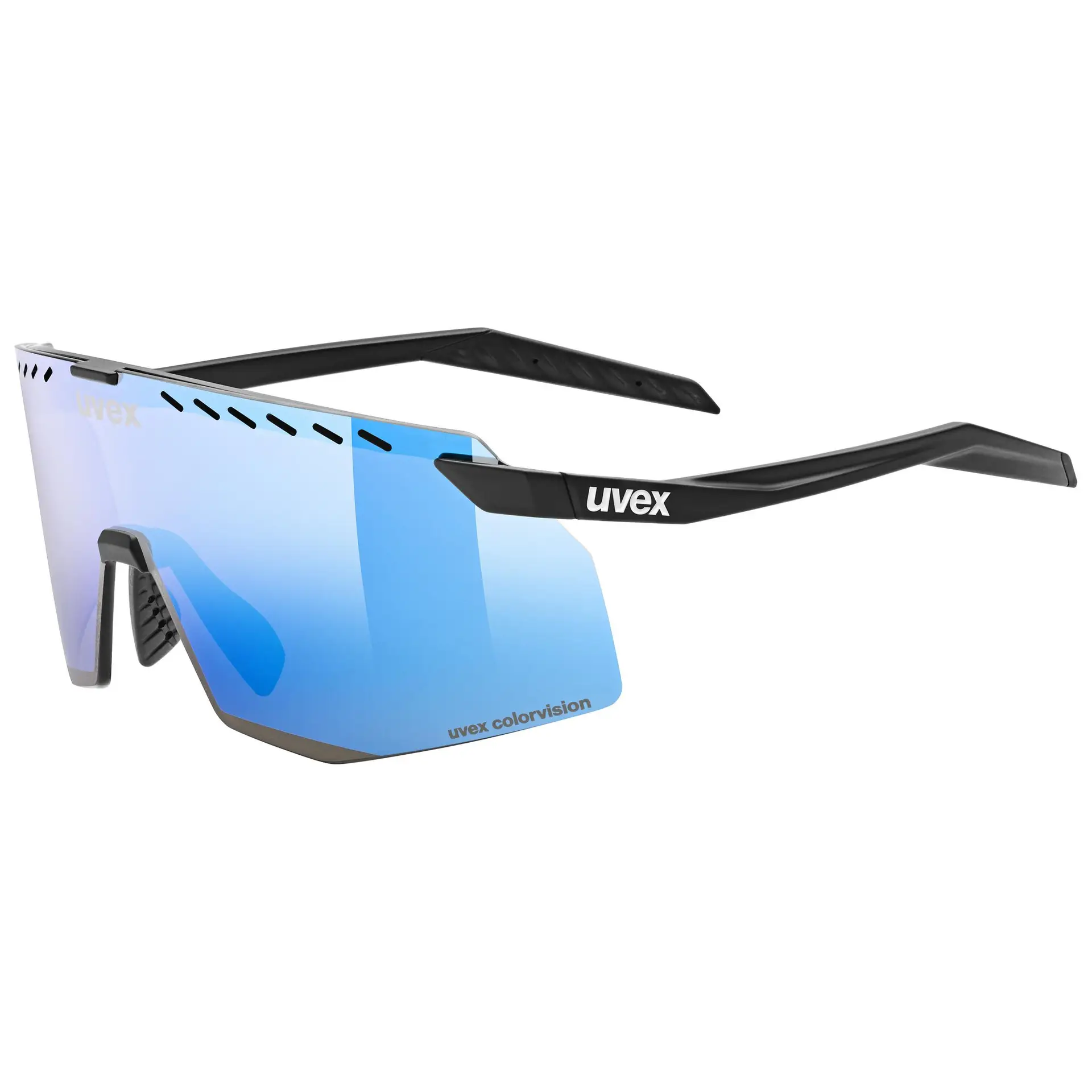 uvex pace stage CV black matt / mirror buzzy blue