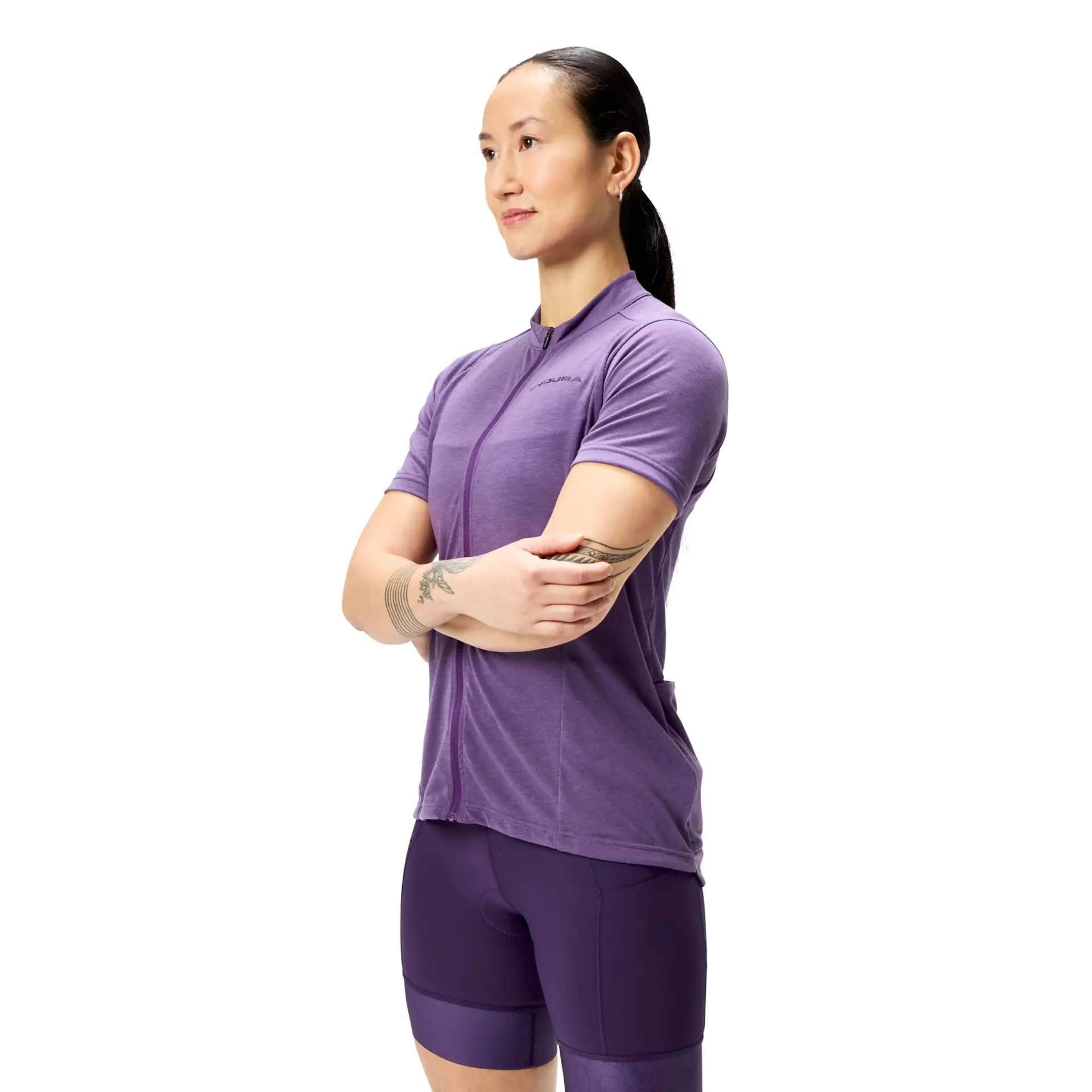 Endura Womens Loop Zipped Trikot - L – Bild 3